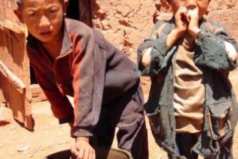 Жизнь и учёба детей бедных районов Китая (фотообзор)