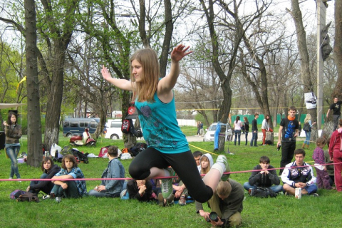 В Днепропетровске состоялся фестиваль равновесия и баланса