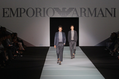Emporio Armani на Миланской неделе моды