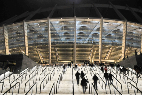 Стадион «Олимпийский» открылся в Киеве после реконструкции