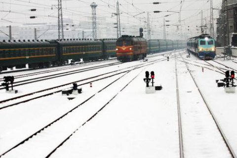 Китайское правительство опубликовало экстренное предупреждение в связи с сильными снегопадами (фотообзор)