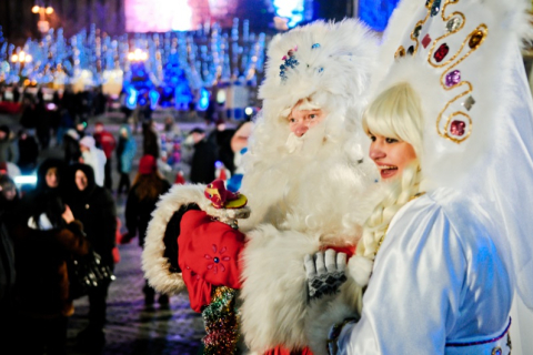 Киев готовится к праздничной ночи на Майдане
