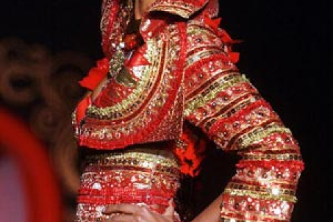 Показ моды в Индии (фоторепортаж)