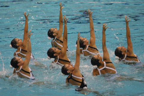 Фотоогляд: Змагання Кубка світу із синхронного плавання