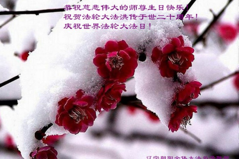 Китайці вітають засновника Фалуньгун із днем народження