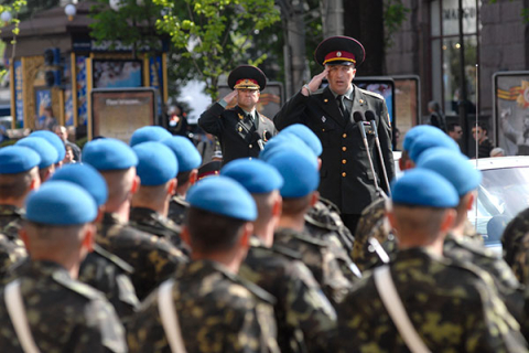 У Києві готуються до параду на честь Дня Перемоги. Фоторепортаж