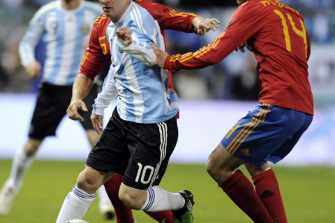 Испания обыграла Аргентину в товарищеском матче. Фотообзор