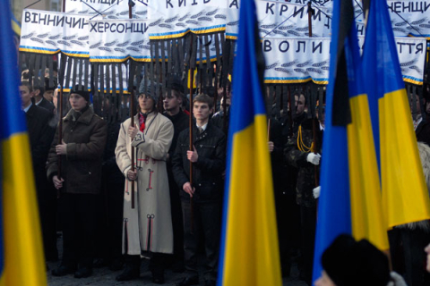 Память жертв Голодомора почтили в Киеве. Фоторепортаж