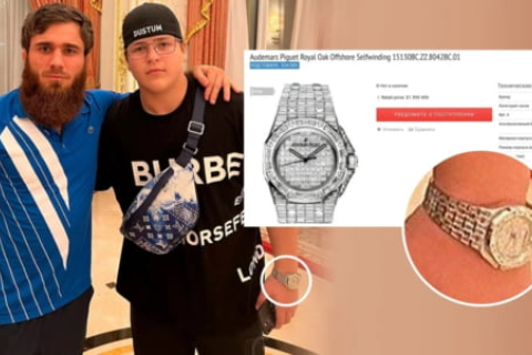 Молодший син Кадирова носить годинник Audemars Piguet за 1,4 мільйона доларів