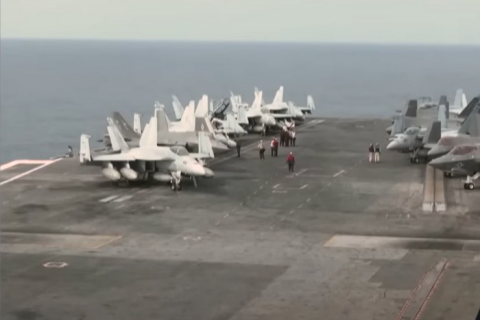 Япония, Южная Корея и США проводят трехсторонние военные учения