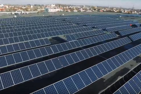 Во Львовской области открыли мощную солнечную электростанцию — видео