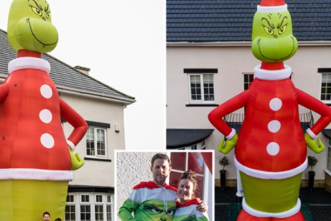 Британец так украсил дом к Рождеству, что привлёк внимание 5000 туристов. Дети в восторге!