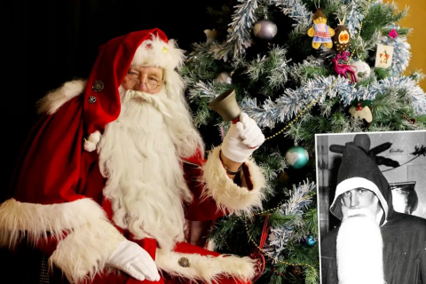 Найдовгоживучий Санта-Клаус у Британії 61-й рік поспіль одягає своє Різдвяне вбрання