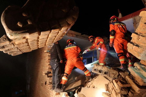 Землетрус у китайській провінції Ганьсу забрав життя понад 100 осіб (ВІДЕО)