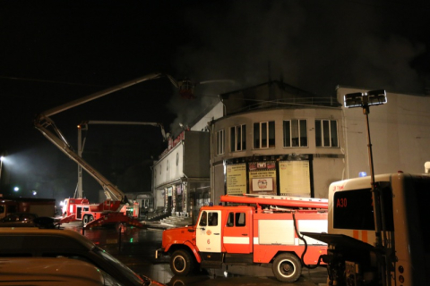 В столиці горів «Жовтень»