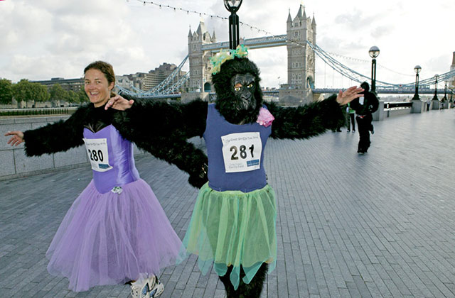 'Великий забіг горил' у Лондоні