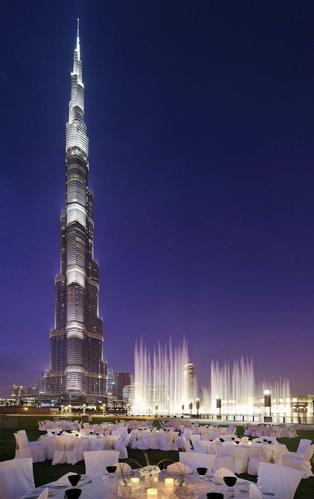 Самое высокое здание в мире — Бурдж-Халифа.