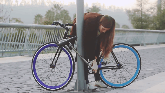 Велосипед-замок, трансформер