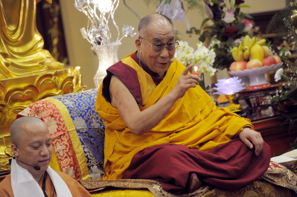 Духовный лидер Тибета Далай-лама, 20 сентября 2013 года. Фото: HOLGER HOLLEMANN/AFP/Getty Images