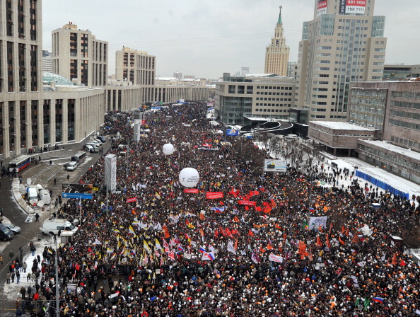 Масовий протест проти фальсифікацій на виборах до Держдуми Росії. 24 грудня 2011, Москва.