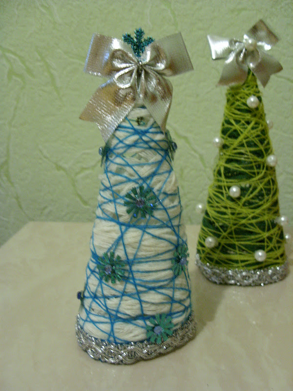 Подарки на Новый год: ёлка своими руками. Фото: Ирина Мельничук/ira-handmade.blogspot.com