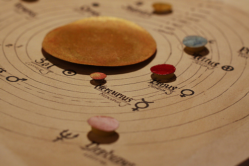Карта сонячної системи. Фото: D.Boyarrin/flickr.com