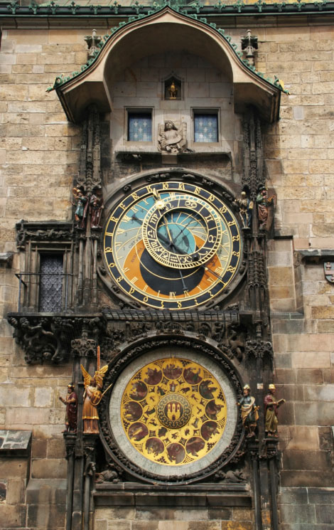 Визначні пам’ятки Праги: астрономічний годинник. Фото: Photos.com