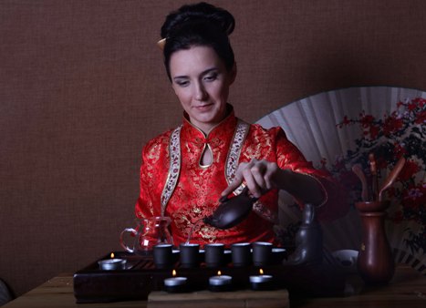 Китайський зелений чай: чайна церемонія. Фото: Tea-travel.ru