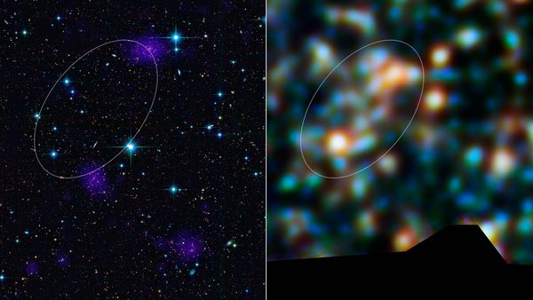 Фотографії космосу. Виникнення галактичного суперкластера.